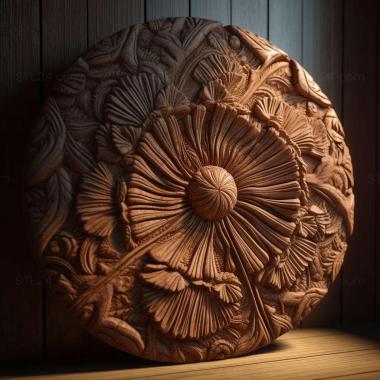 Patterns and decorations stl rays 1 3d model